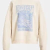 Roxy Womens Lineup Oversized Crew Sweatshirt 2 Roxy Womens Lineup Oversized Crew Sweatshirt -Urban Threads b11bfa0415 1111 a