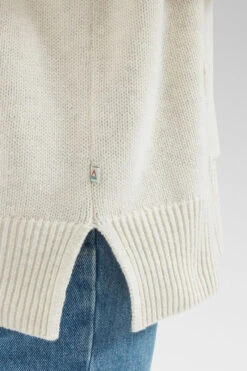 Womens Cove Organic Cotton Knitted Hoodie -Urban Threads b11bfa0422 1111 u