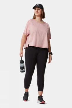 The North Face Womens Plus Size EcoActive Dune Sky 7/8 Leggings -Urban Threads b11caa0161 7070 g
