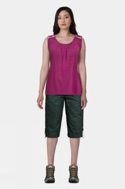 Weird Fish Womens Salena Organic 3/4 Length Pants 10 Weird Fish Womens Salena Organic 3/4 Length Pants -Urban Threads b11cd90019 5050 t