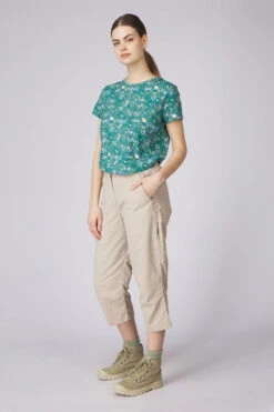 Womens Jungle Travel Capri Trousers -Urban Threads b11cd90032 1616 f