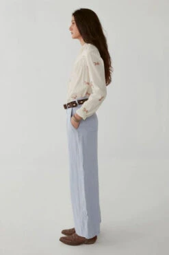 Maison Hotel Womens Marisa Linen Trousers 14 Maison Hotel Womens Marisa Linen Trousers -Urban Threads b11ceh0480 4242 h