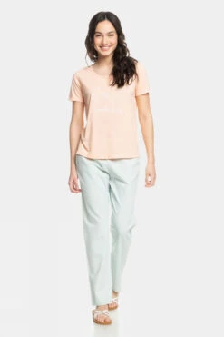 Roxy Womens Slow Swell Beach Denim Trousers -Urban Threads b11ceh0557 4343 b