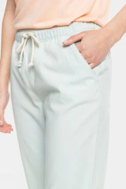 Roxy Womens Slow Swell Beach Denim Trousers -Urban Threads b11ceh0557 4343 y