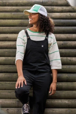 Womens Meadow Organic Cotton Dungarees -Urban Threads b11ceh0653 7070 g