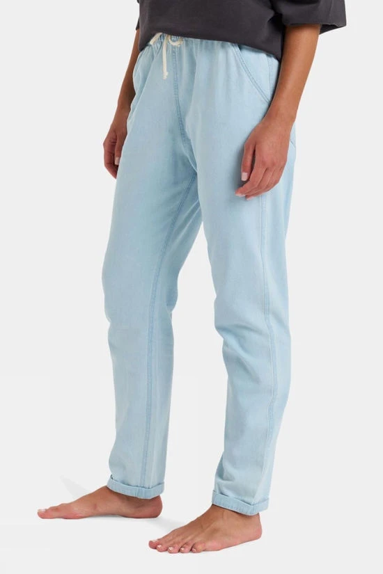 Roxy Womens Slow Swell Light Denim Trousers 5 Roxy Womens Slow Swell Light Denim Trousers - Image 3