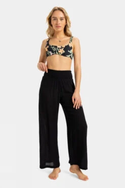 Roxy Womens Along The Beach Trousers -Urban Threads b11ceh0681 7070 b