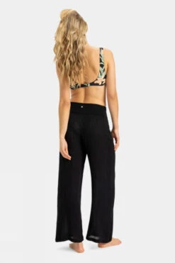 Roxy Womens Along The Beach Trousers -Urban Threads b11ceh0681 7070 c