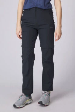 Womens Forest Softshell Zip-Off Trousers -Urban Threads b11cei0038 7070 c