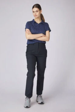 Womens Forest Softshell Zip-Off Trousers -Urban Threads b11cei0038 7070 f