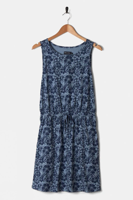 Womens Hibiscus Bauhaus Dress 3 Womens Hibiscus Bauhaus Dress