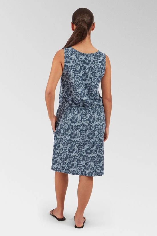 Womens Hibiscus Bauhaus Dress 6 Womens Hibiscus Bauhaus Dress - Image 4