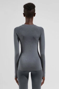 Odlo Womens Performance Light Eco Long Sleeve Base Layer Top 11 Odlo Womens Performance Light Eco Long Sleeve Base Layer Top -Urban Threads b11gab0081 7272 b