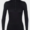 Icebreaker Womens 200 Oasis Long Sleeve Half Zip Thermal Top 1 Icebreaker Womens 200 Oasis Long Sleeve Half Zip Thermal Top -Urban Threads b11gab0123 7070 d