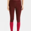 Icebreaker Womens Merino 260 Zoneknit Leggings -Urban Threads b11gch0053 3937 a