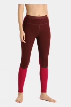 Icebreaker Womens Merino 260 Zoneknit Leggings -Urban Threads b11gch0053 3937 f