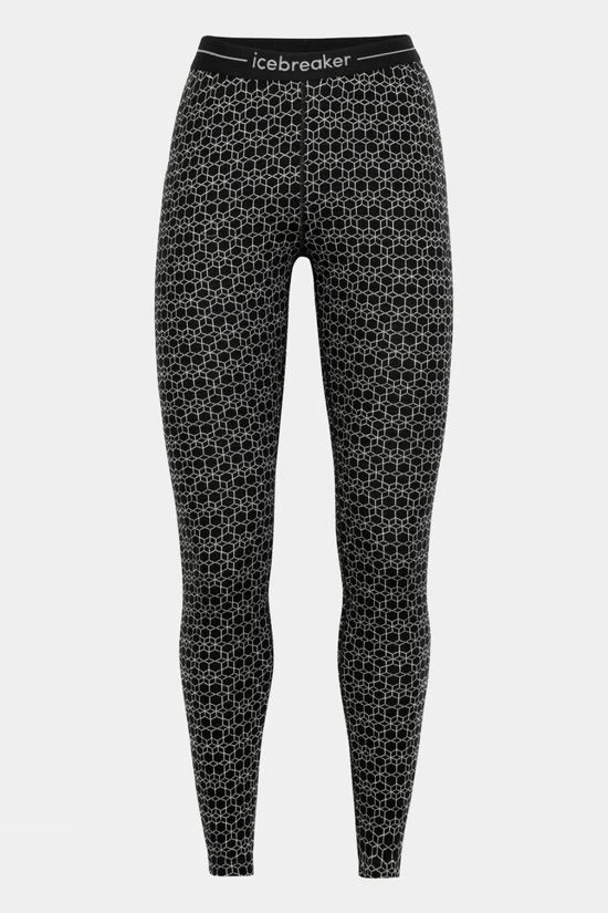 Icebreaker Womens Merino 250 Vertex Thermal Leggings - Alpine Geo 3 Icebreaker Womens Merino 250 Vertex Thermal Leggings - Alpine Geo
