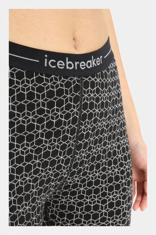 Icebreaker Womens Merino 250 Vertex Thermal Leggings - Alpine Geo 7 Icebreaker Womens Merino 250 Vertex Thermal Leggings - Alpine Geo - Image 5