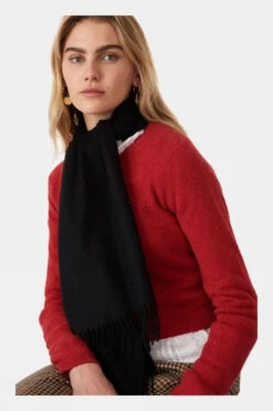 Brora Womens Cashmere Scarf -Urban Threads b11jca0019 7070 b