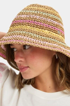 Roxy Womens Candied Peacy Hat -Urban Threads b11jfb0061 1616 d