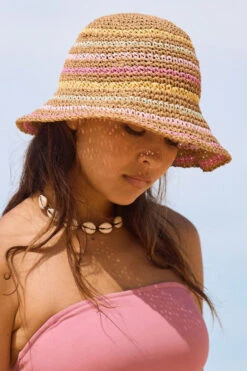 Roxy Womens Candied Peacy Hat -Urban Threads b11jfb0061 1616 e