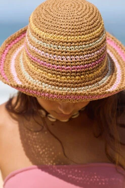 Roxy Womens Candied Peacy Hat -Urban Threads b11jfb0061 1616 f