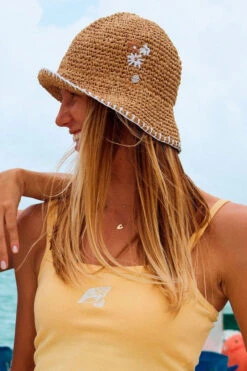 Roxy Womens Spotless Sunnies Bucket Hat -Urban Threads b11jfb0063 1616 f