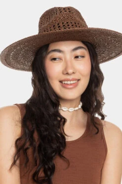 Roxy Womens Sun On The Beach Hat 13 Roxy Womens Sun On The Beach Hat -Urban Threads b11jfd0067 6161 a