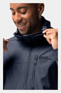 Jack Wolfskin Mens Desert Wind Jacket 13 Jack Wolfskin Mens Desert Wind Jacket -Urban Threads b12ae90332 4141 f