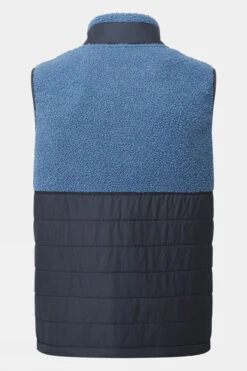 Mens Born Explorer Recycled Polar-Lined Sherpa Vest -Urban Threads b12ah90160 4241 f