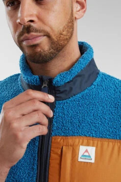 Mens Born Explorer Recycled Polar-Lined Sherpa Vest -Urban Threads b12ah90160 4241 v