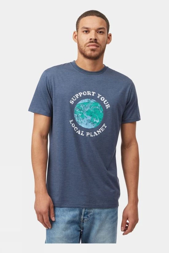 Tentree Mens Support Your Local Planet T-Shirt 3 Tentree Mens Support Your Local Planet T-Shirt