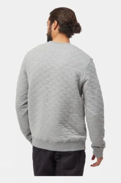 Tentree Mens Quilted Classic Crew Sweater -Urban Threads b12bea0039 7272 c