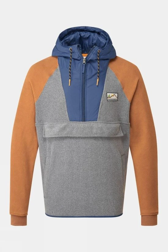 Passenger Mens Woodland Hooded Half Zip Polar Fleece 3 Passenger Mens Woodland Hooded Half Zip Polar Fleece