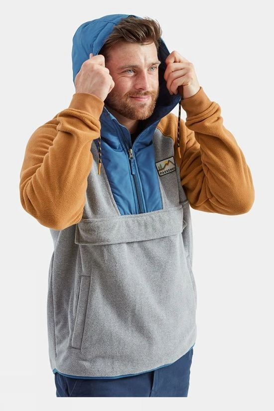 Passenger Mens Woodland Hooded Half Zip Polar Fleece 6 Passenger Mens Woodland Hooded Half Zip Polar Fleece - Image 4