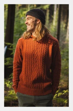 Passenger Mens Drifter Knitted Jumper 18 Passenger Mens Drifter Knitted Jumper -Urban Threads b12bea0049 2626 a