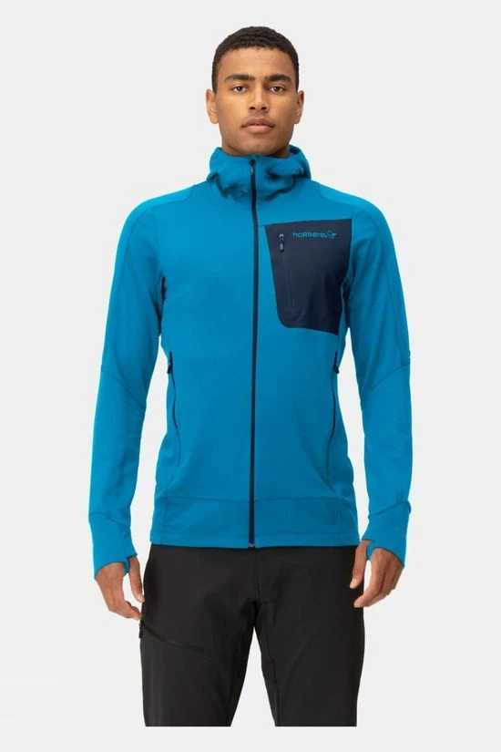 Norrona Mens Falketind Power Grid Hooded Fleece Jacket 6 Norrona Mens Falketind Power Grid Hooded Fleece Jacket - Image 4