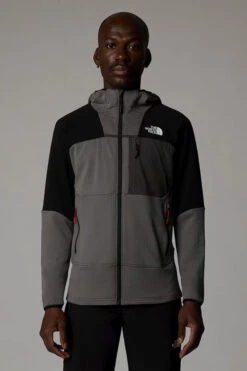 The North Face Mens Stormgap Powergrid Hooded Fleece Jacket -Urban Threads b12bea0081 7270 c