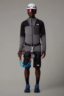 The North Face Mens Stormgap Powergrid Hooded Fleece Jacket -Urban Threads b12bea0081 7270 g