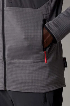 The North Face Mens Stormgap Powergrid Hooded Fleece Jacket -Urban Threads b12bea0081 7270 k