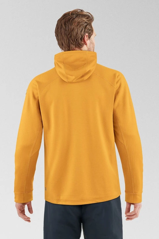 Fjallraven Mens Abisko Grid Hoodie Fleece Jacket 6 Fjallraven Mens Abisko Grid Hoodie Fleece Jacket - Image 4