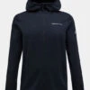 Peak Performance Mens Light Zip Hooded Fleece Jacket 1 Peak Performance Mens Light Zip Hooded Fleece Jacket -Urban Threads b12bea0104 7070 a