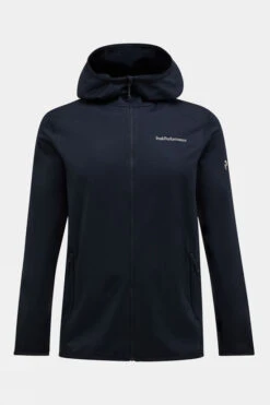 Peak Performance Mens Light Zip Hooded Fleece Jacket