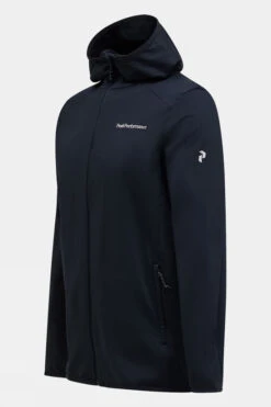 Peak Performance Mens Light Zip Hooded Fleece Jacket -Urban Threads b12bea0104 7070 c