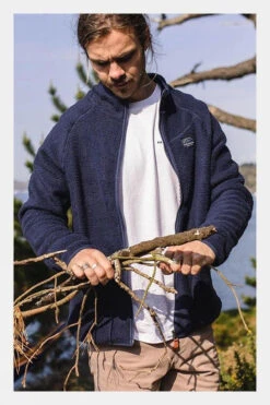 Passenger Mens Tripper Full Zip Sherpa Fleece -Urban Threads b12beb0130 4444 j