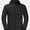 Jack Wolfskin Mens Routeburn Pro Hybrid Jacket -Urban Threads b12beb0199 7070 a