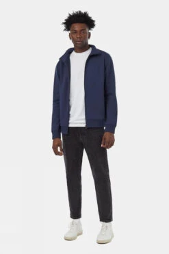 Tentree Mens Seafleece Full Zip Fleece -Urban Threads b12beb0230 4444 a