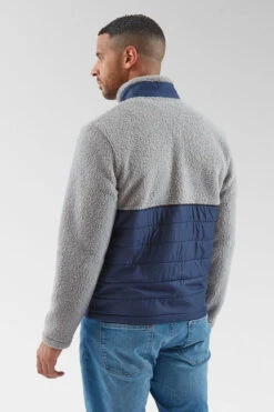 Mens Born Explorer Recycled Polar-Lined Sherpa Fleece -Urban Threads b12beb0266 7373 q