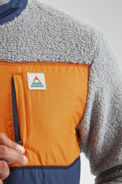 Mens Born Explorer Recycled Polar-Lined Sherpa Fleece -Urban Threads b12beb0266 7373 t