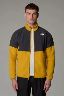 The North Face Mens Glacier Heavyweight Full Zip Fleece Jacket -Urban Threads b12beb0304 2672 e